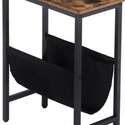 NEW End Or Side Table, Narrow For Small Spaces, 