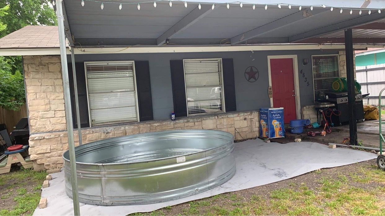 10ft Galvanized Stock Tank