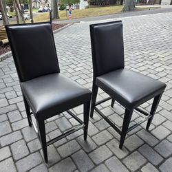 REAL LEATHER BAR /COUNTER STOOLS