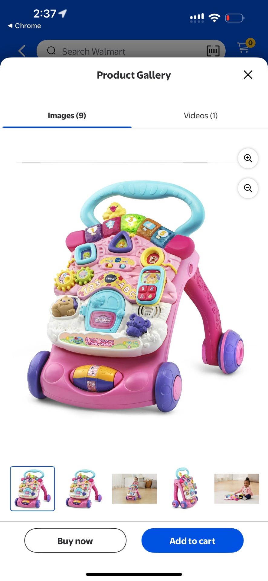 Girls Vtech Walker New In Box