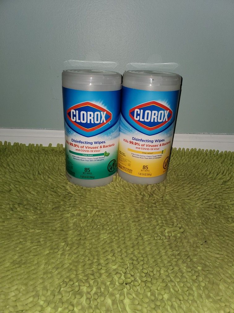 2 Clorox 85 Wet Wipes