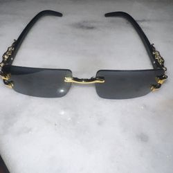 Men’s Luxury Cartier Style Frameless Sunglasses 