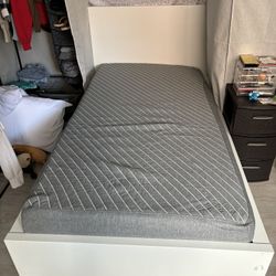 Twin Size Mattress and Bed Frame