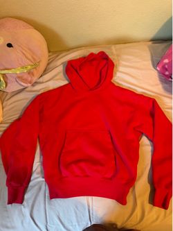 YZY x GAP red hoodie in a M