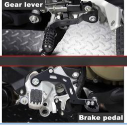 Motorcycle Gear Lever and Brake Pedal Set