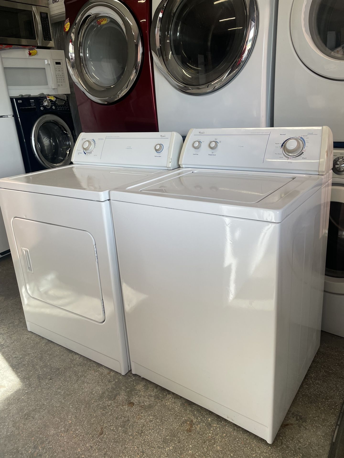 Commercial Whirlpool Dryer Washer