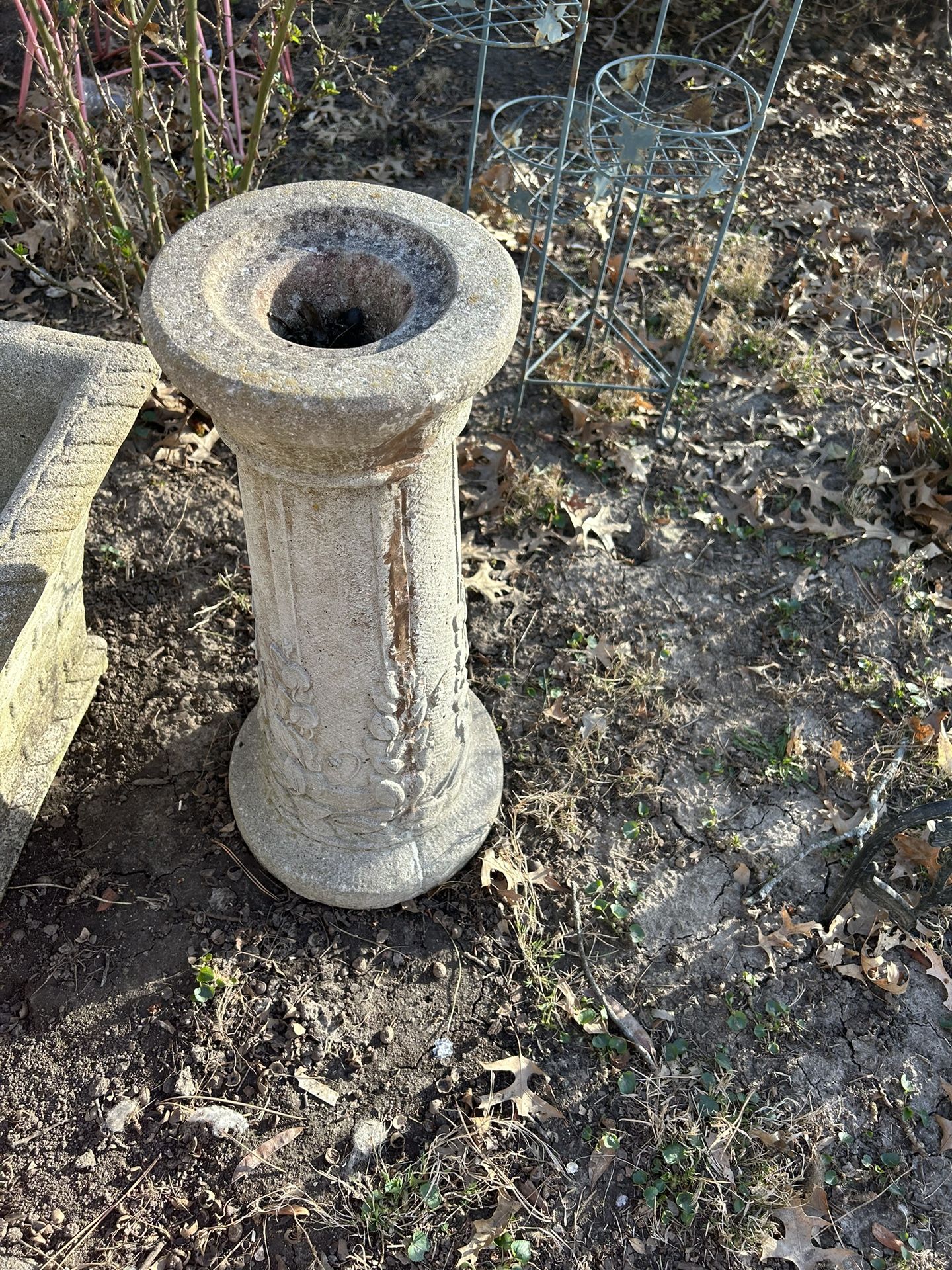 Concrete Bird Bath Base