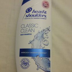 Head & Shoulders (P&G) Classic Clean Dandruff Shampoo, NEW

