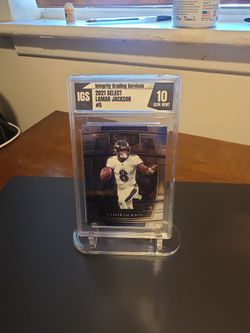 2021 Select Lamar Jackson #5 IGS 10 Gem Mint