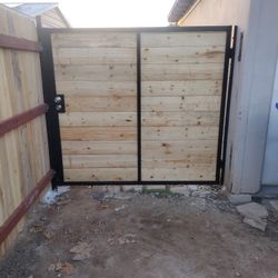 Metal Wood Gates 