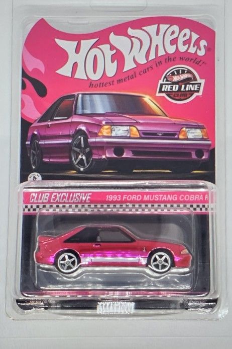 Hot Wheels RLC MUSTANG COBRA Pink Party Car