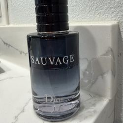 Sauvage Eau de Toilette. Over 1/2 Full. 