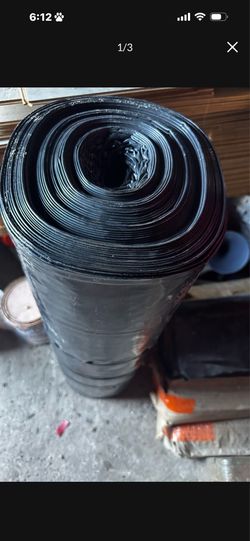 Plastic Sheeting 6mil black 20x100 new