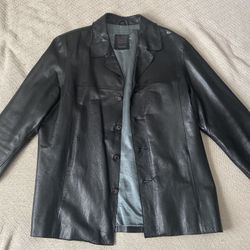 XL Rouge Leather Black Leather Jacket 