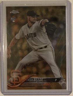 2018 Topps Chrome Tyler Beede RC