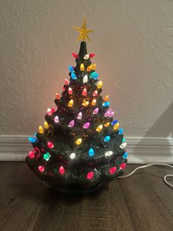Vintage ceramic Christmas tree
