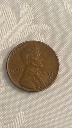 1953 D weight penny