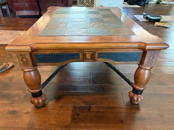 Cherry Slate Coffee Table