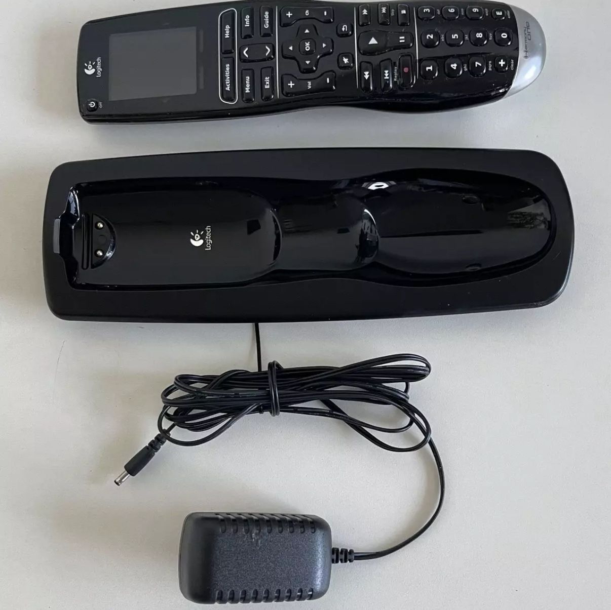 Logitech Harmony One Universal Remote L-LW20 W/ Dock Base Cradle & Charger Lot