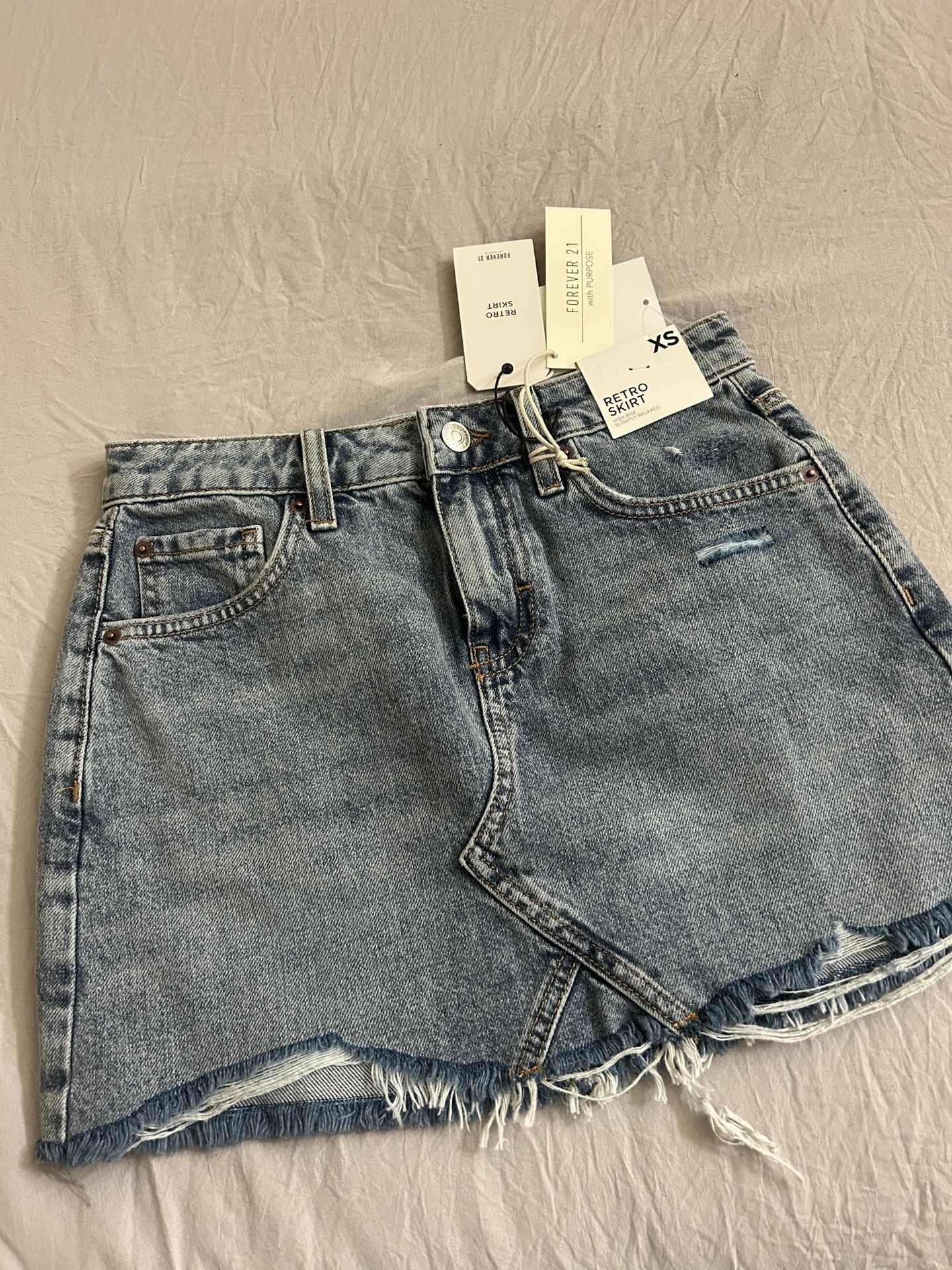 Mini Denim Skirt