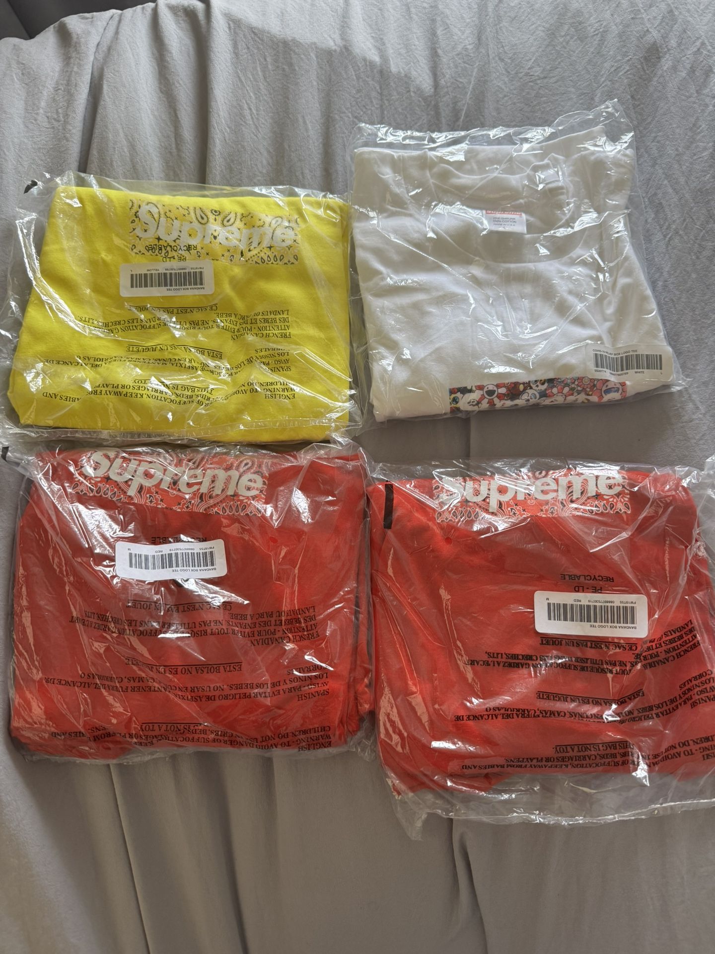 Supreme Box Logo Tee Shirts
