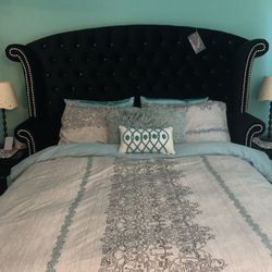 Queen Bed frame and Mattress