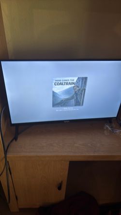 On flat screen television
