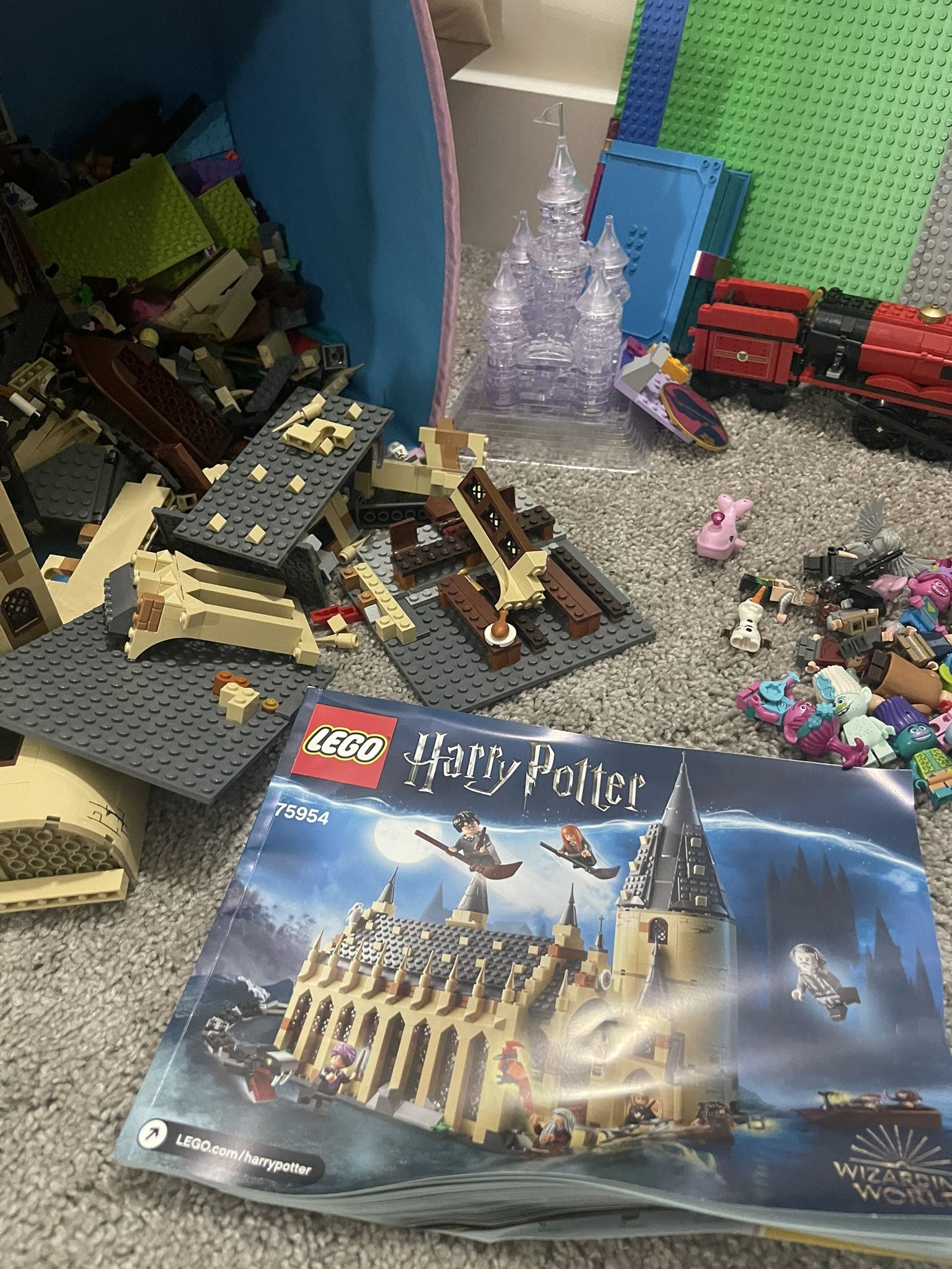 Bundle Of Multiple Harry Potter, Trolls And More Legos