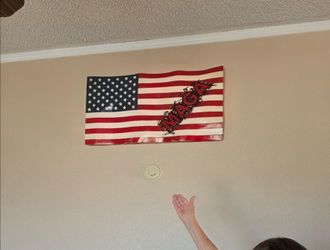 🇺🇸 One-of-a-Kind Rustic Wooden American Flag 🇺🇸
