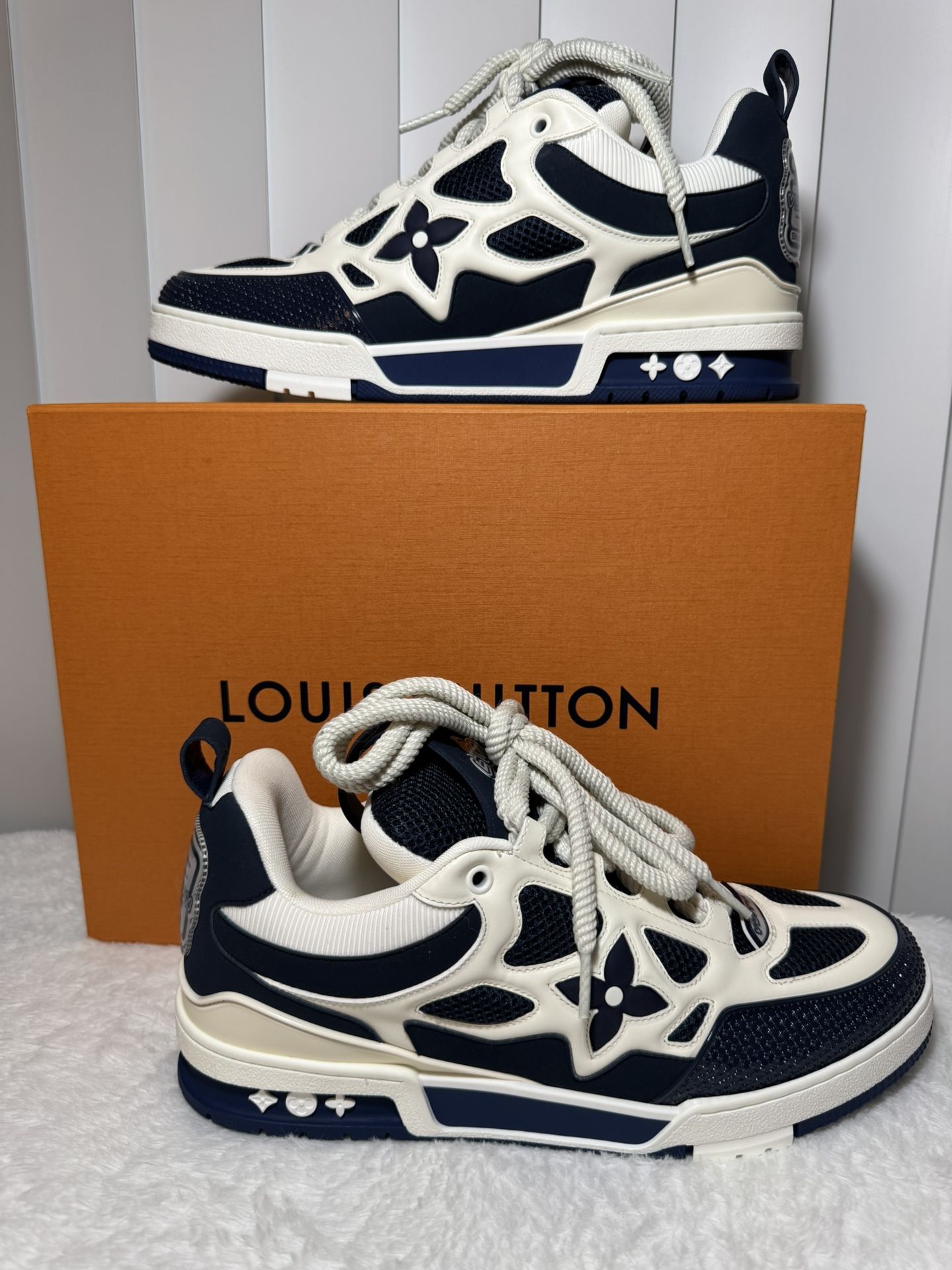 Louis Vuitton LV Skate Marine White Size 9 Men
