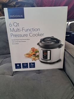 New Factory sealed Insignia 6Qt Stainless Steel Multi-Function Pressure Cooker Item in Hermosa Beach