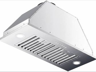 30” Insert Range Hood 900 CFM – Stainless Steel Kitchen Vent Hood Ducted/Ductless