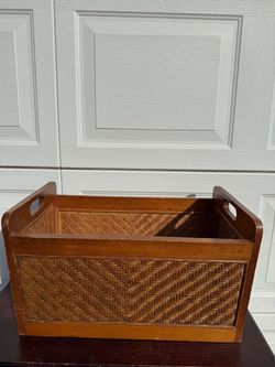 Wooden Storage Basket