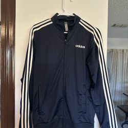 ADIDAS mens jacket navy blue size small