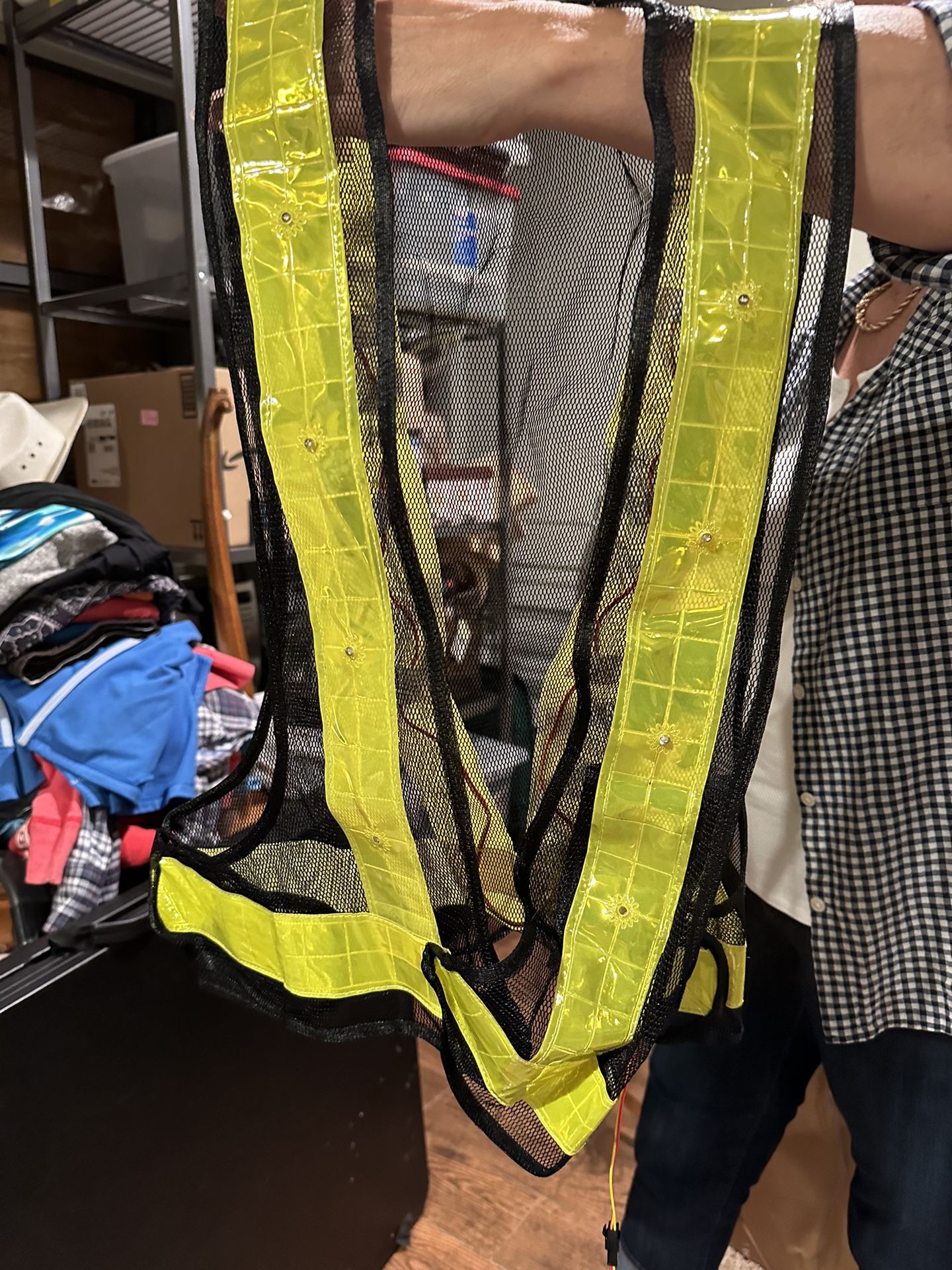 LED Flashing Safety Vest