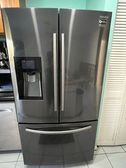 Samsung French Door Refrigerator Black Stainless