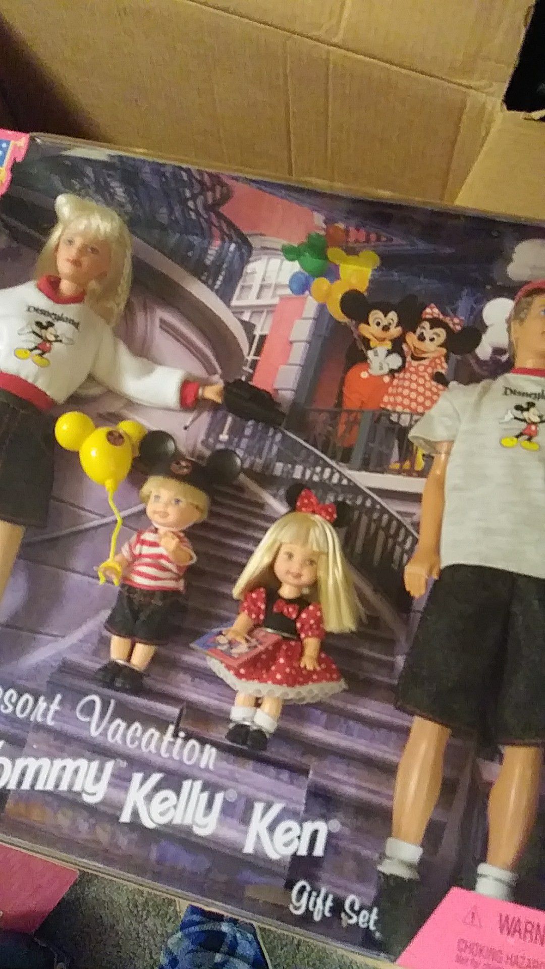 Disney land resort vacation with Barbie Tommy kelly ken