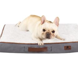 Brandnew  Dog Bed-Memory Foam Dog Bed for Large Size /XL Dogs, Dog Bed for Crate with Waterproof Replacement Washable Cover, Soft Comfortable Fluffy F