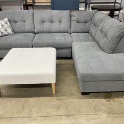 Gray Sectional Couch 