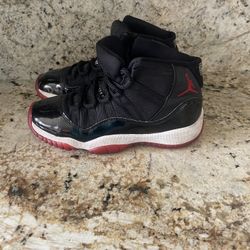 Air Jordan 11 Retro GS 'Bred' 2019 - Black-378038 061-Size 4.5Y