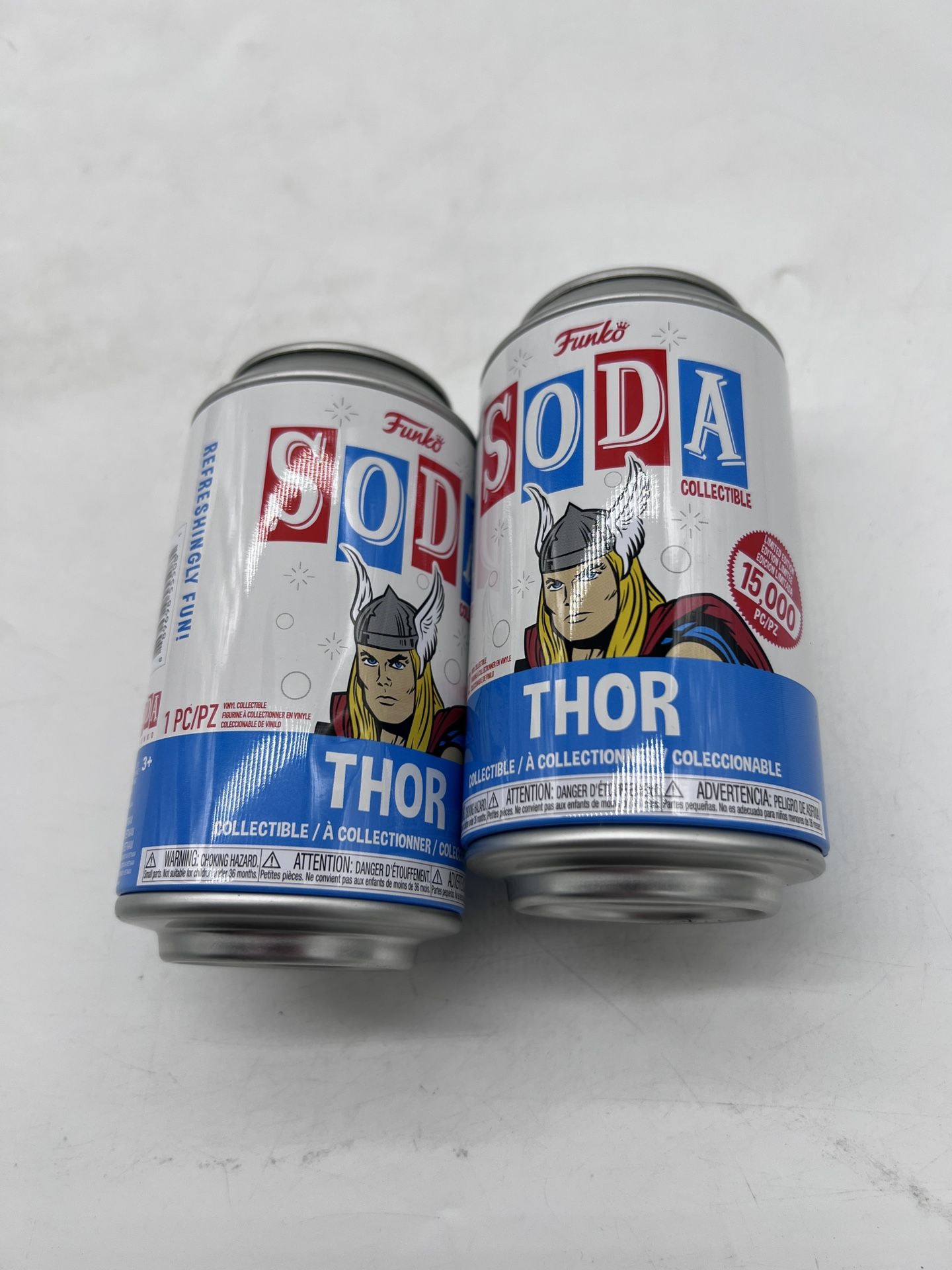 2 Thor Funko Soda Marvel Unopened Pop