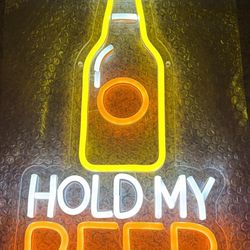 “Hold My Beer” Neon Light Sign 
