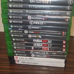 15 Games Xbox one sports and battlefield 1, Titanfall, The Division new seal