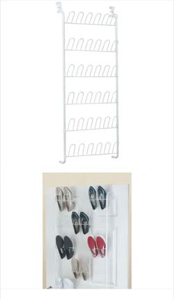 Metal hanging shoe organizer
