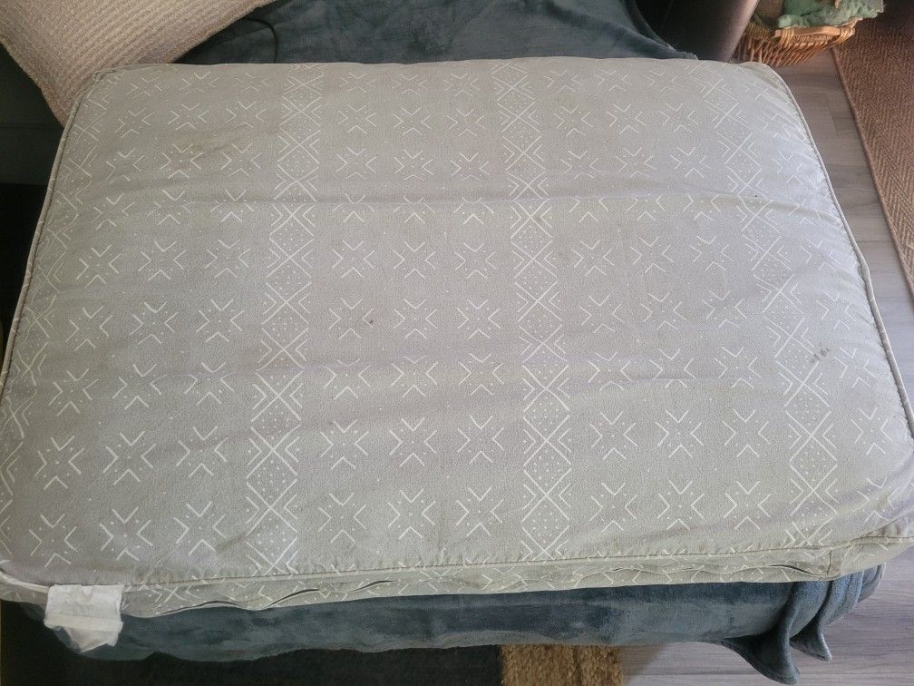 Large Lightly Used Memory Foam Dog Bed