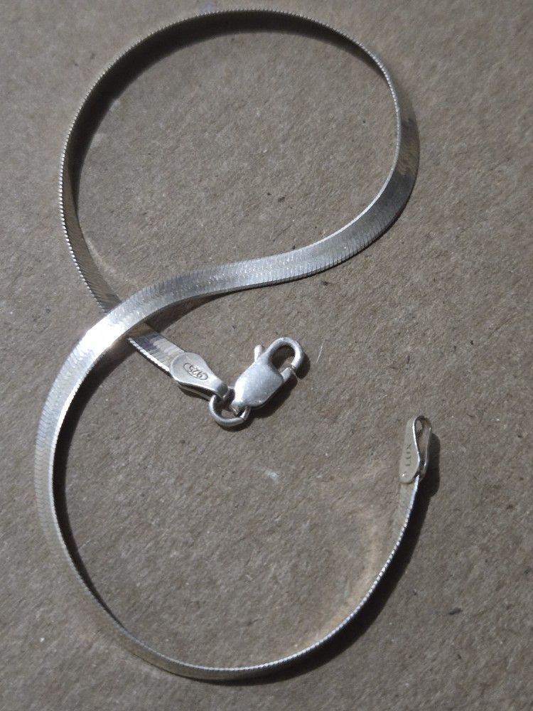 3 Sterling Silver Ankle Bracelets