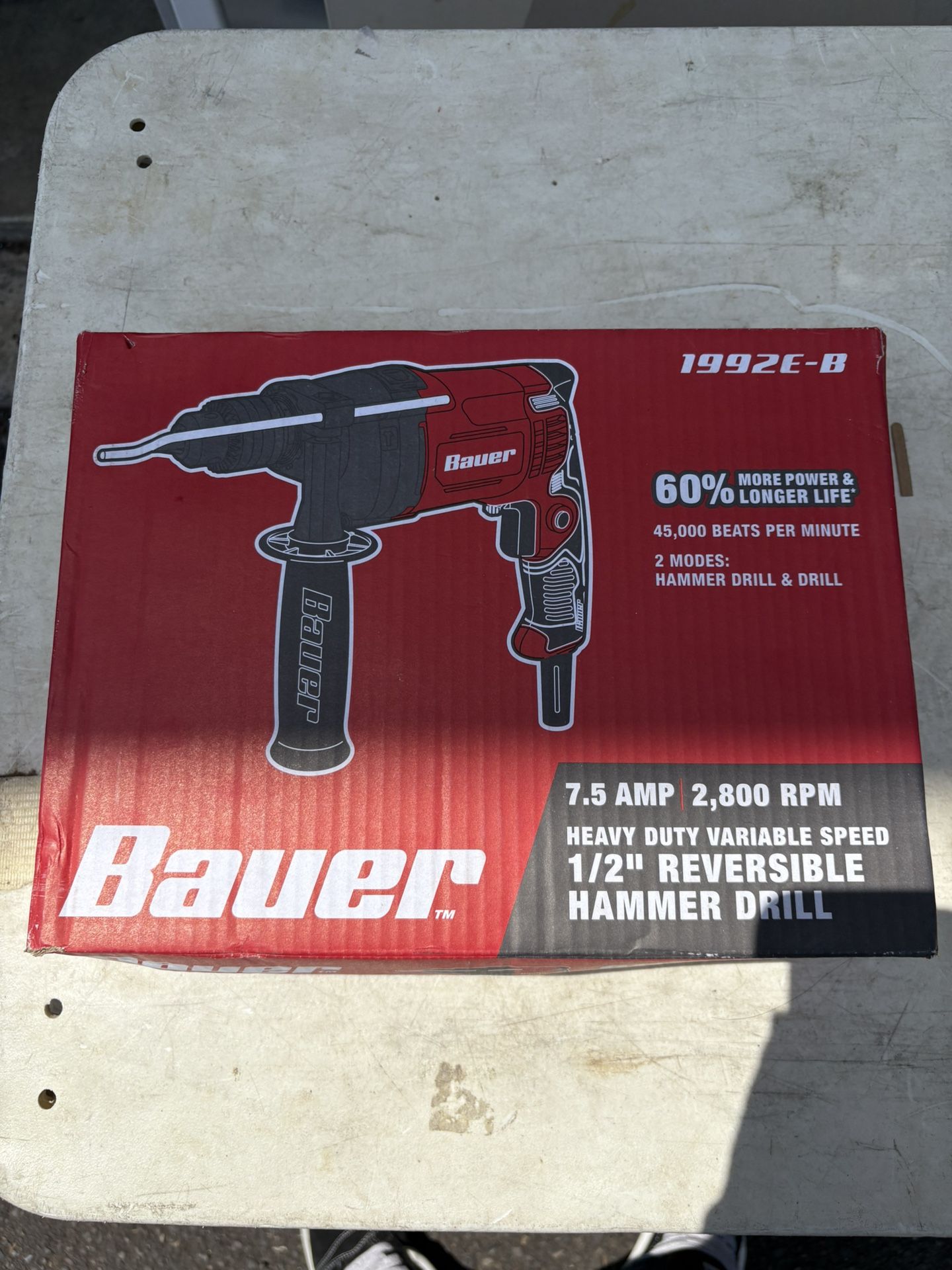 Bauer Hammer Drill Brand New