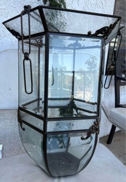 Antique glass Chandelier