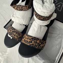 Brand New Mia Leopard Sandal Size 9