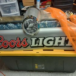 Coors Light Pool Table Light.